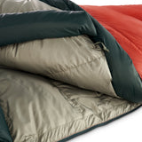 Kelty Cosmic Down 0°F (-18°C) 550-Fill Sleeping Bag - Regular - Tandoori Spice/Green Gables