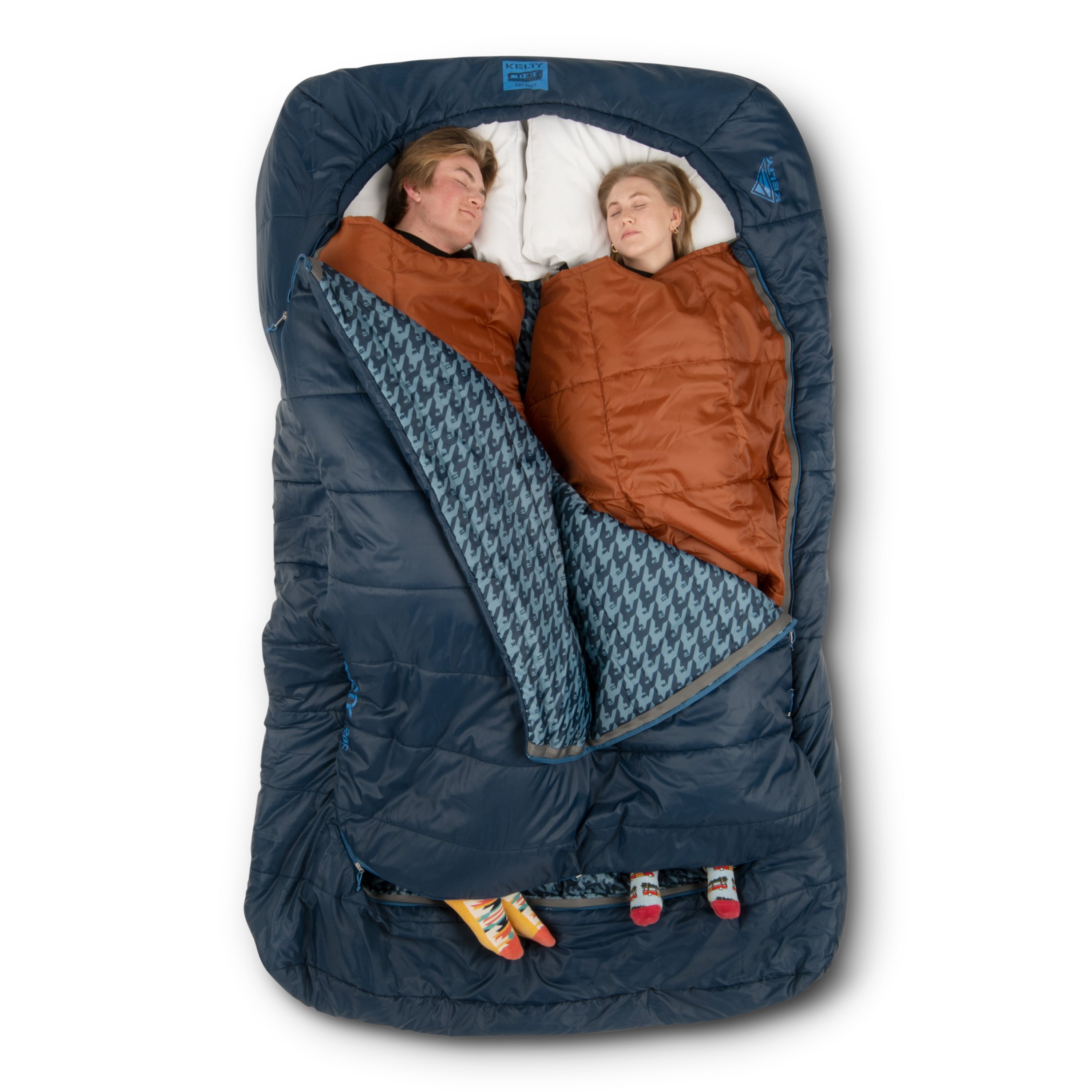 Kelty Tru Comfort Doublewide 20F Sleeping Bag in Pageant Blue / Hiker