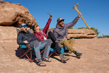 Kelty Three Seater Lowdown Couch in Deep Lake/Fallen Rock