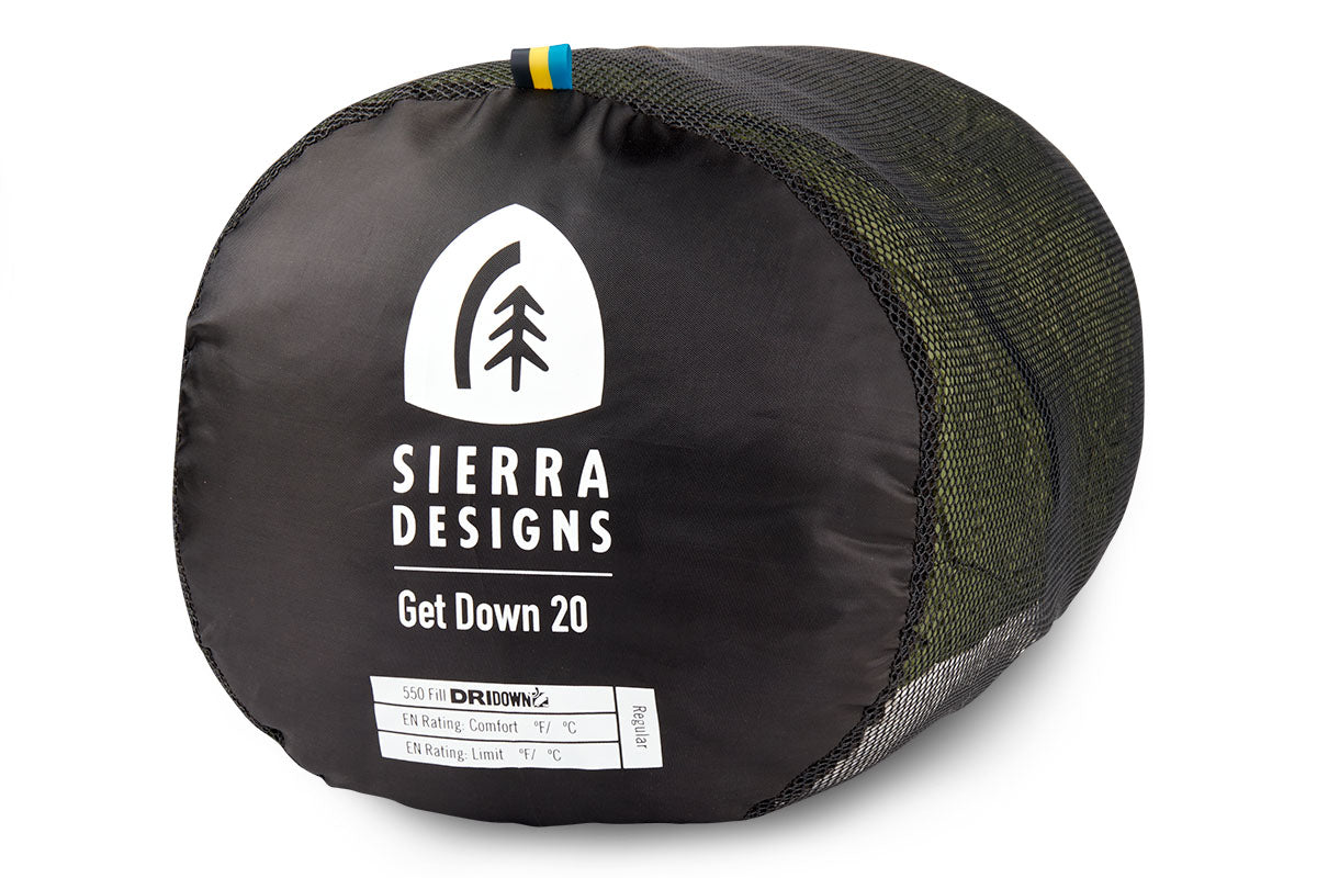 Sierra Designs Get Down 550F 20 Sleeping Bag - Long