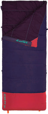 Kelty Callisto Kids 30 Deg Short RH Sleeping Bag in Italian Plum
