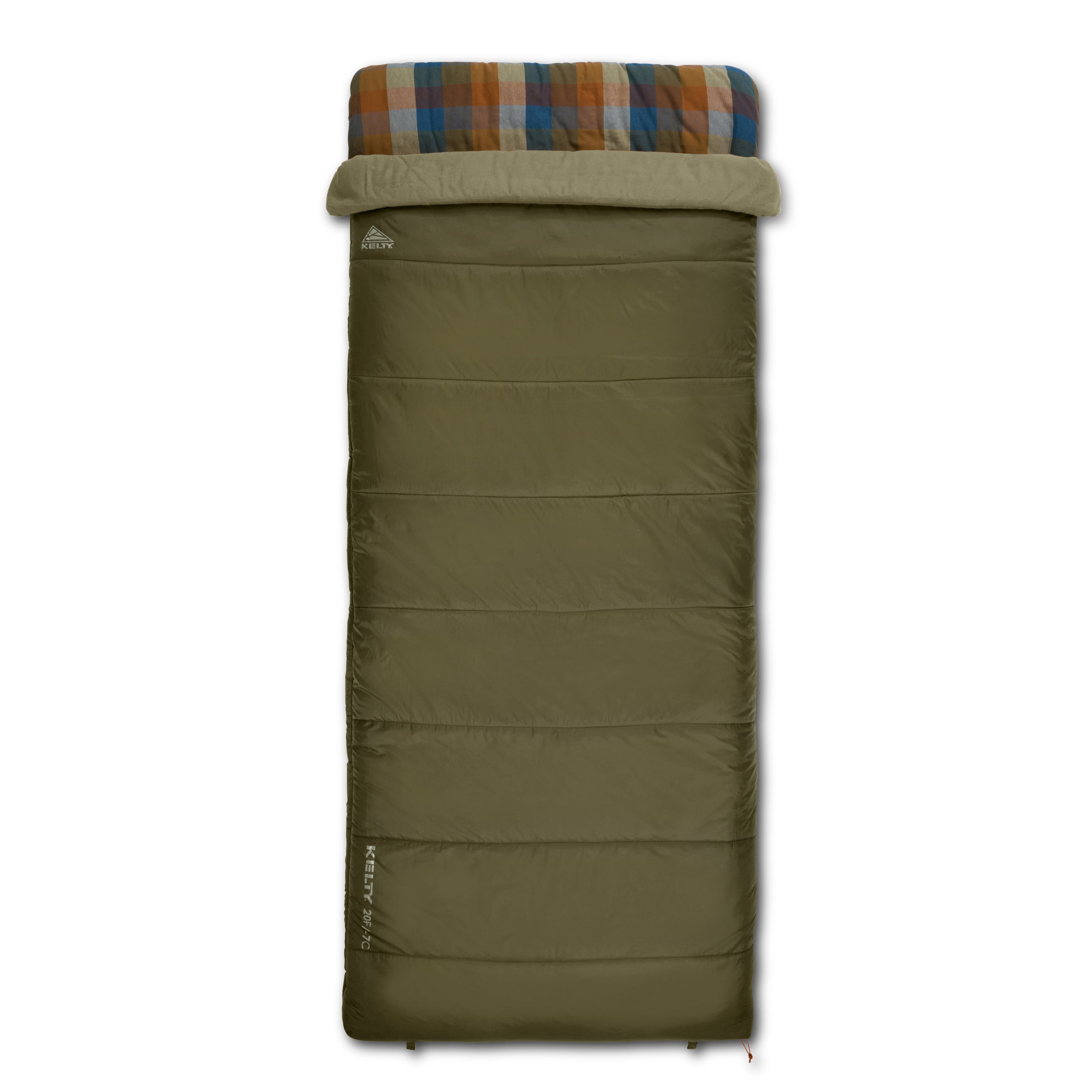KELTY WAYBACK 20 DEG BURNT OLIVE (ORGANIC FLANNEL & CIRROLOFT ECO)
