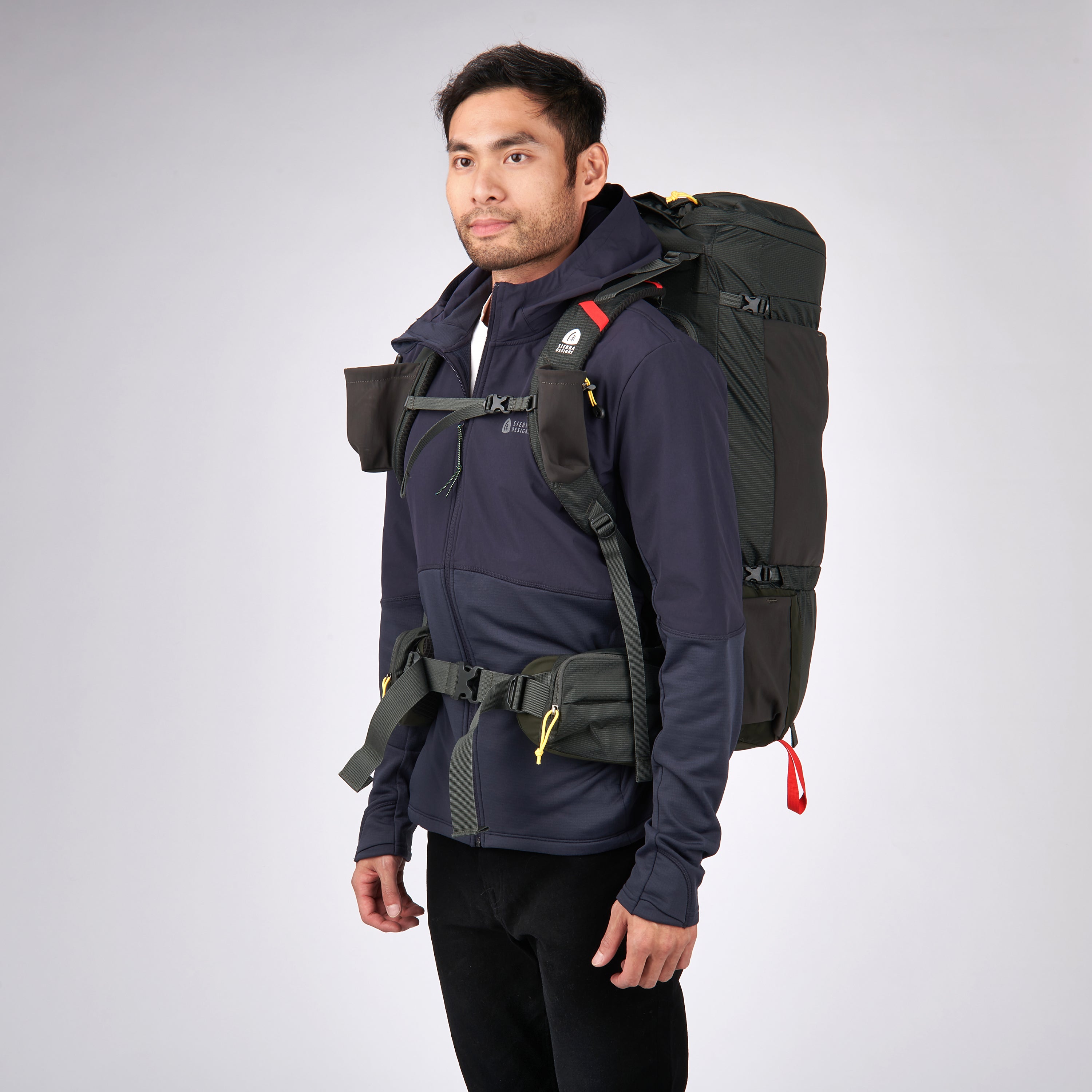 Sierra Designs 40-60L Flex Capacitor Rucksack - Peat - S/M