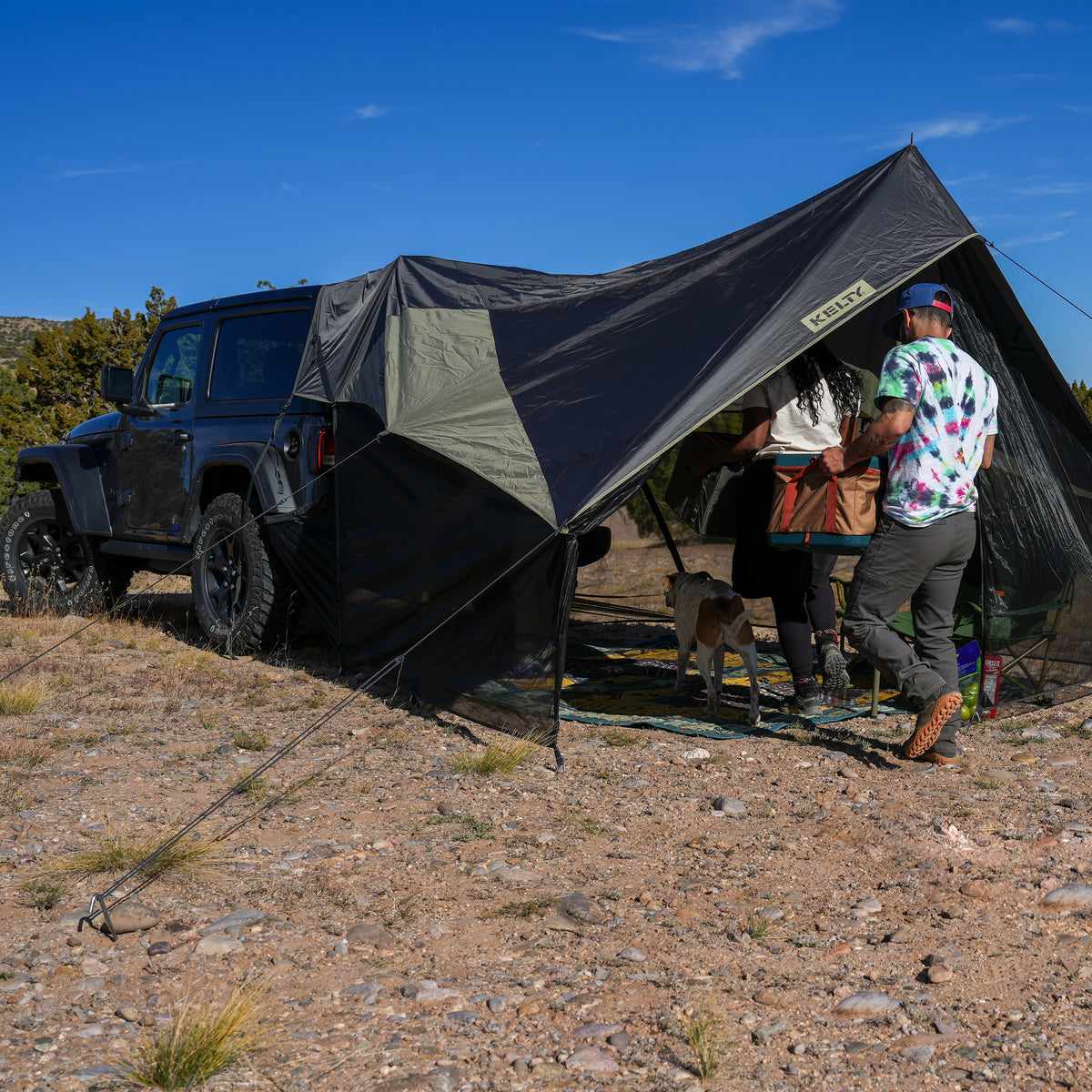 Kelty Waypoint Screenhouse Tarp Shelter - Elm/Dark Shadow