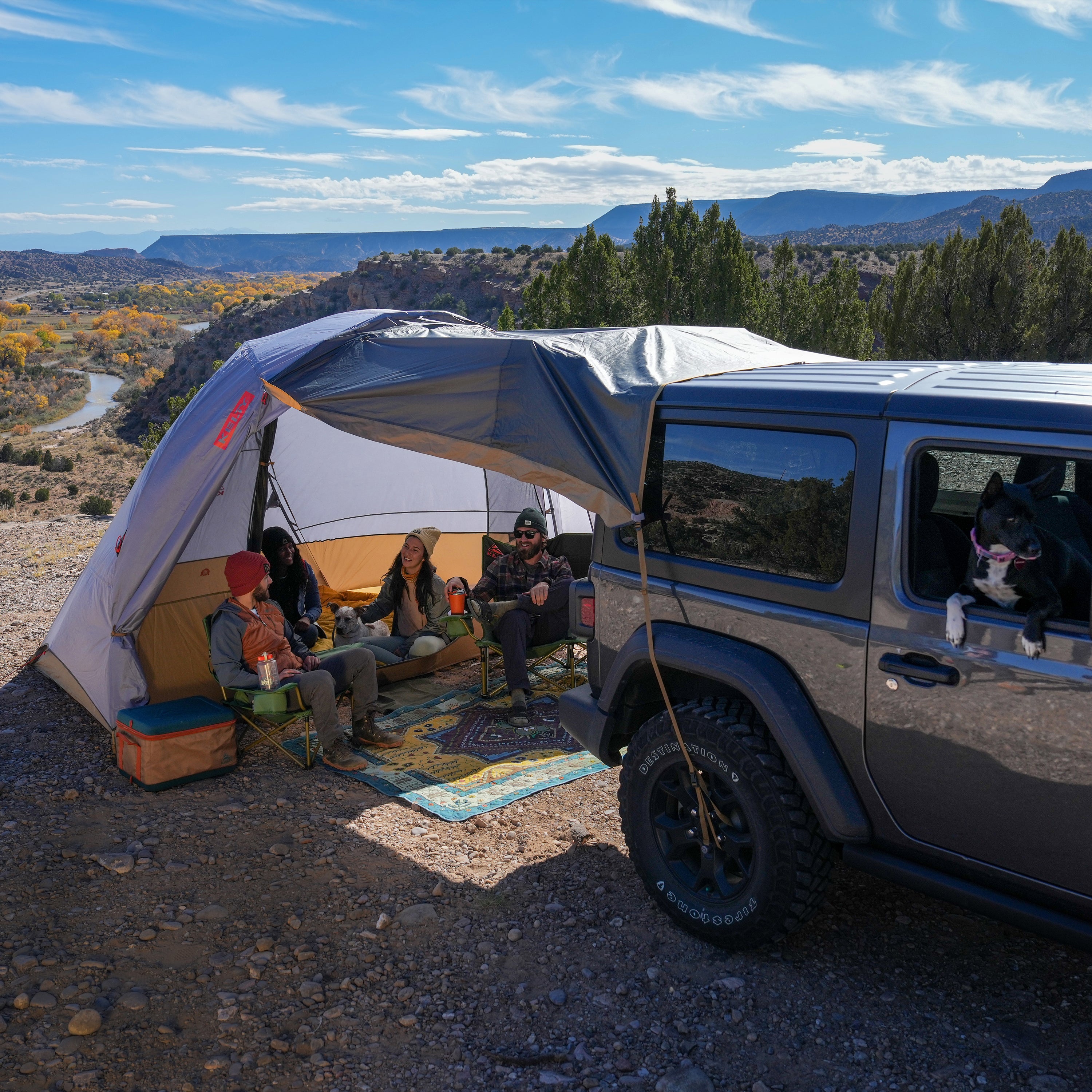 Kelty Caboose 4 Person Vehicle Tent