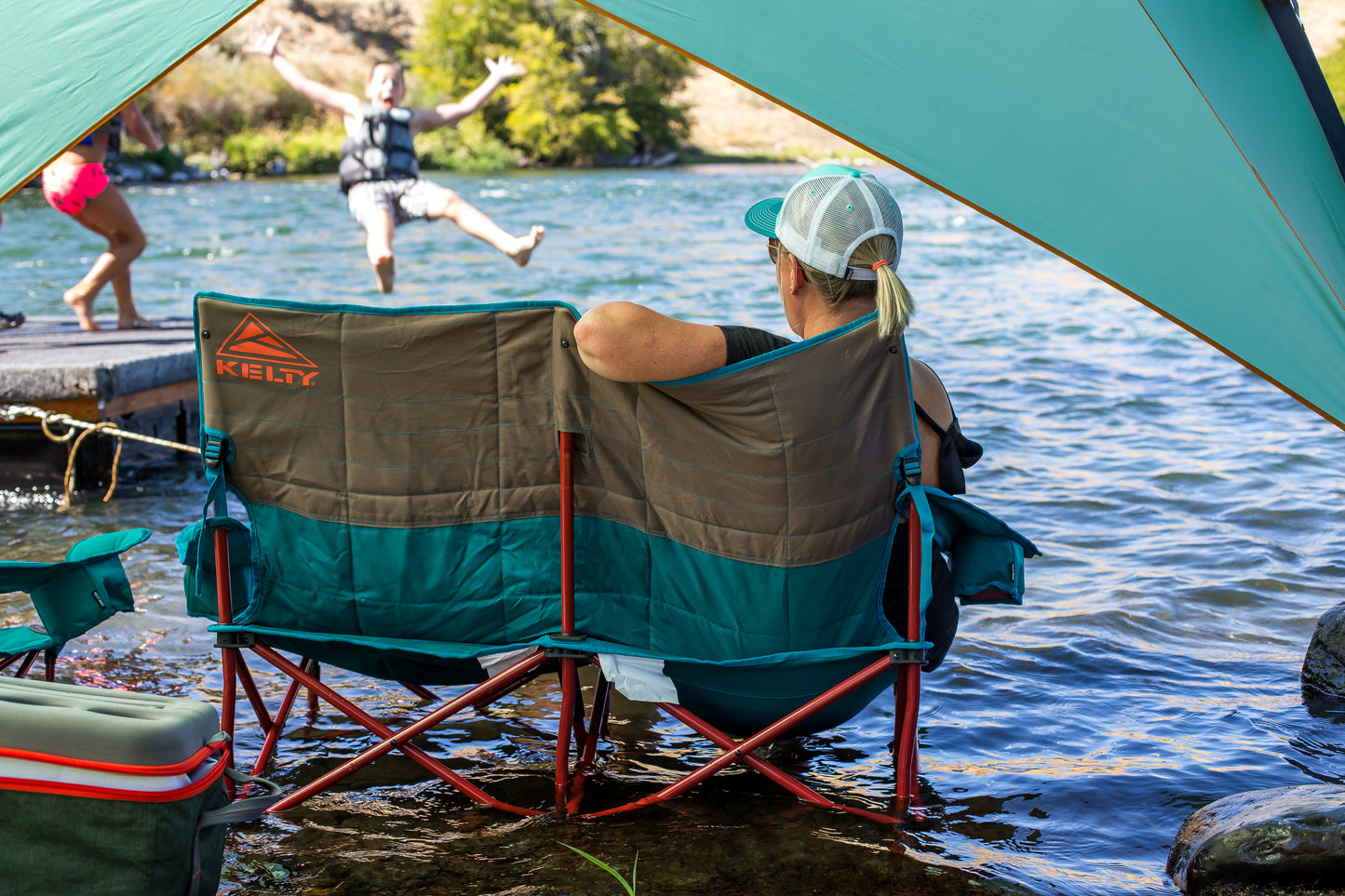 Sunshade With Side Wall Fallen Rock/Hydro