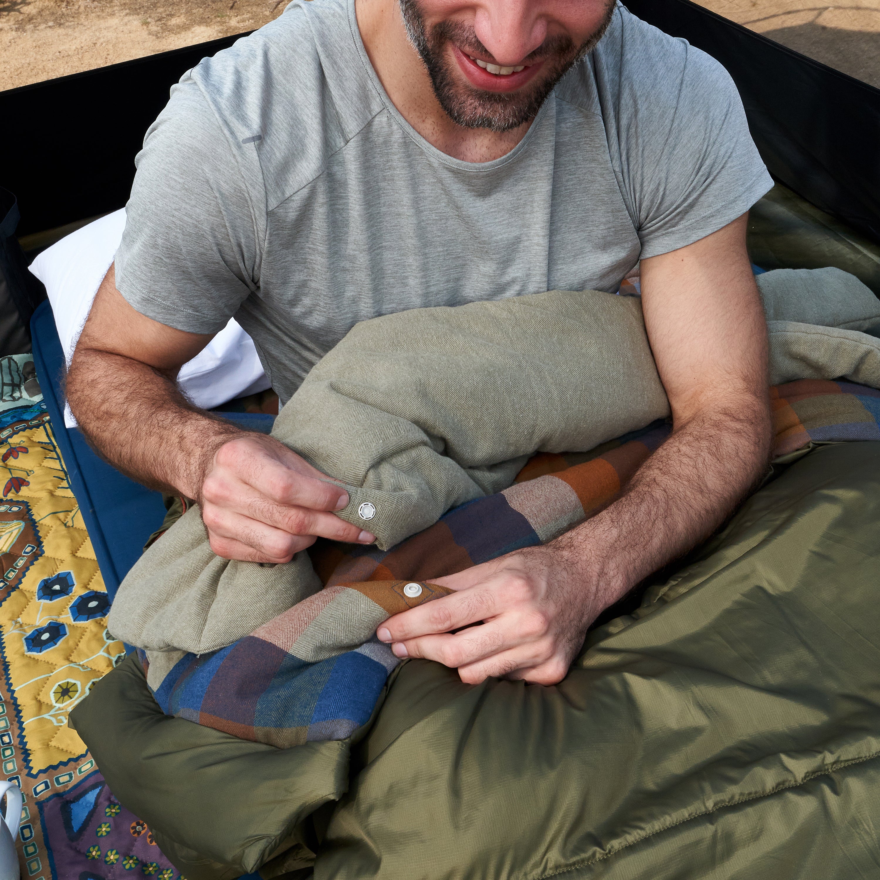 KELTY WAYBACK 20 DEG BURNT OLIVE (ORGANIC FLANNEL & CIRROLOFT ECO)