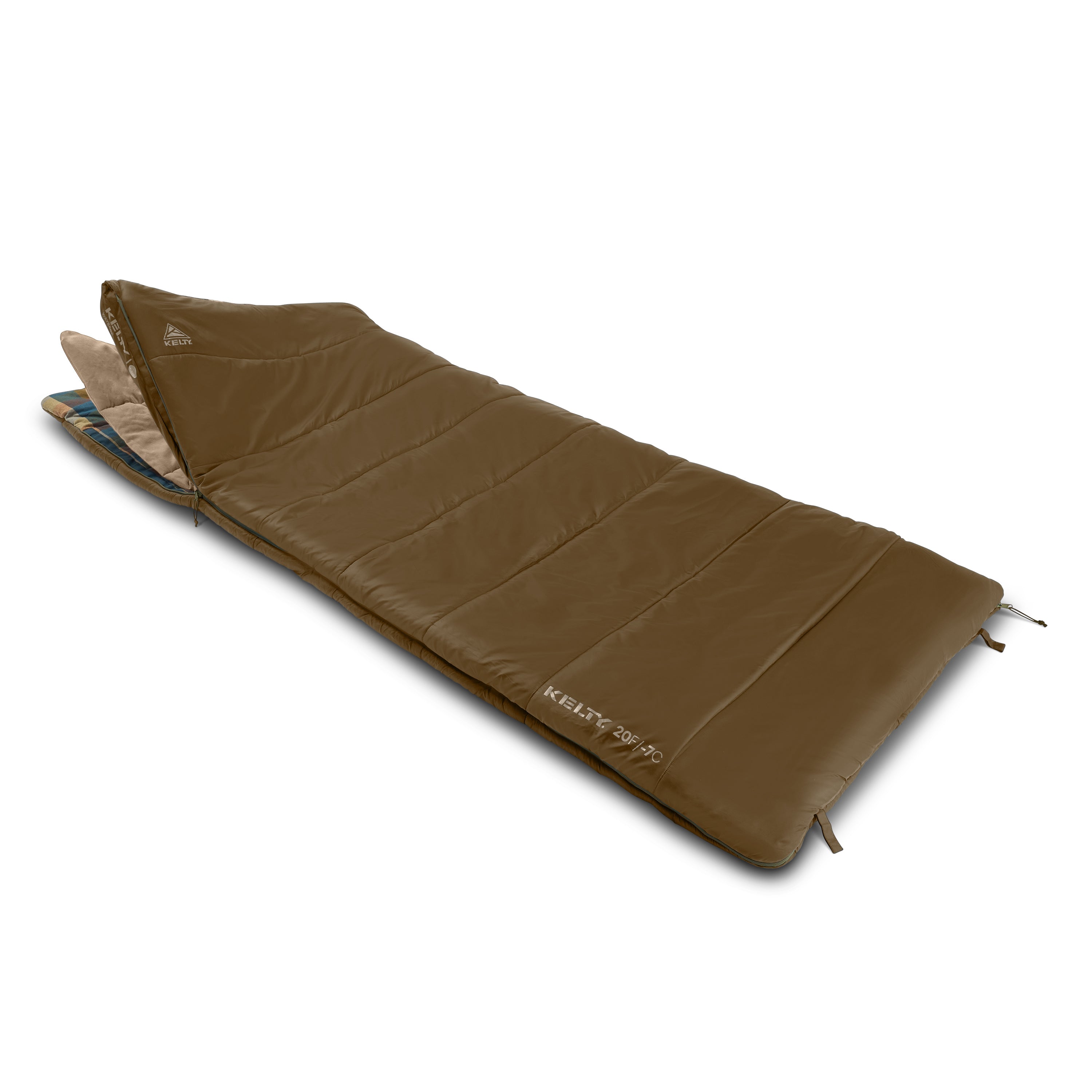 KELTY WAYBACK 20 DEG BURNT OLIVE (ORGANIC FLANNEL & CIRROLOFT ECO)