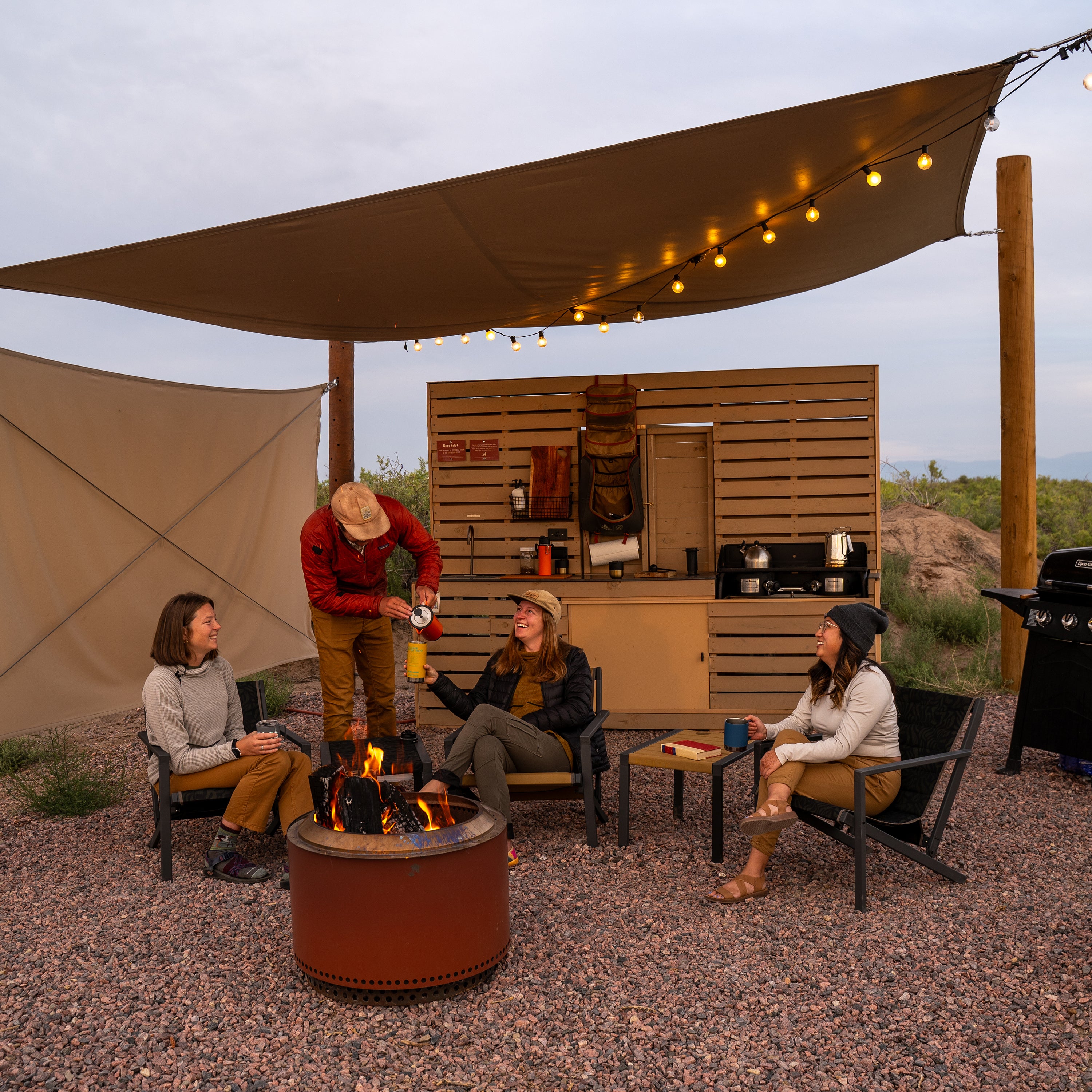 RAD-ARONDACK CHAIR BLACK FERN