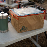 Kelty Window Seat Camp Storage Cube in Dull Gold/Deep Teal