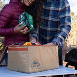 Kelty Window Seat Camp Storage Cube in Dull Gold/Deep Teal