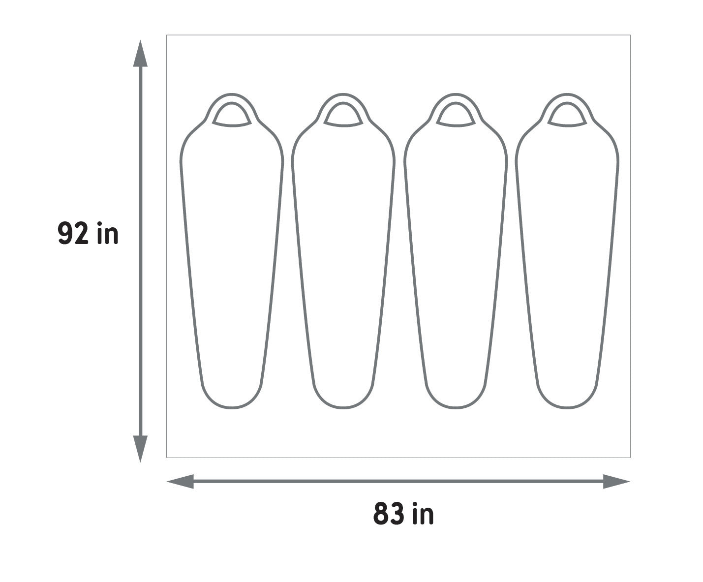 Kelty Wireless 4 Person Tent Footprint