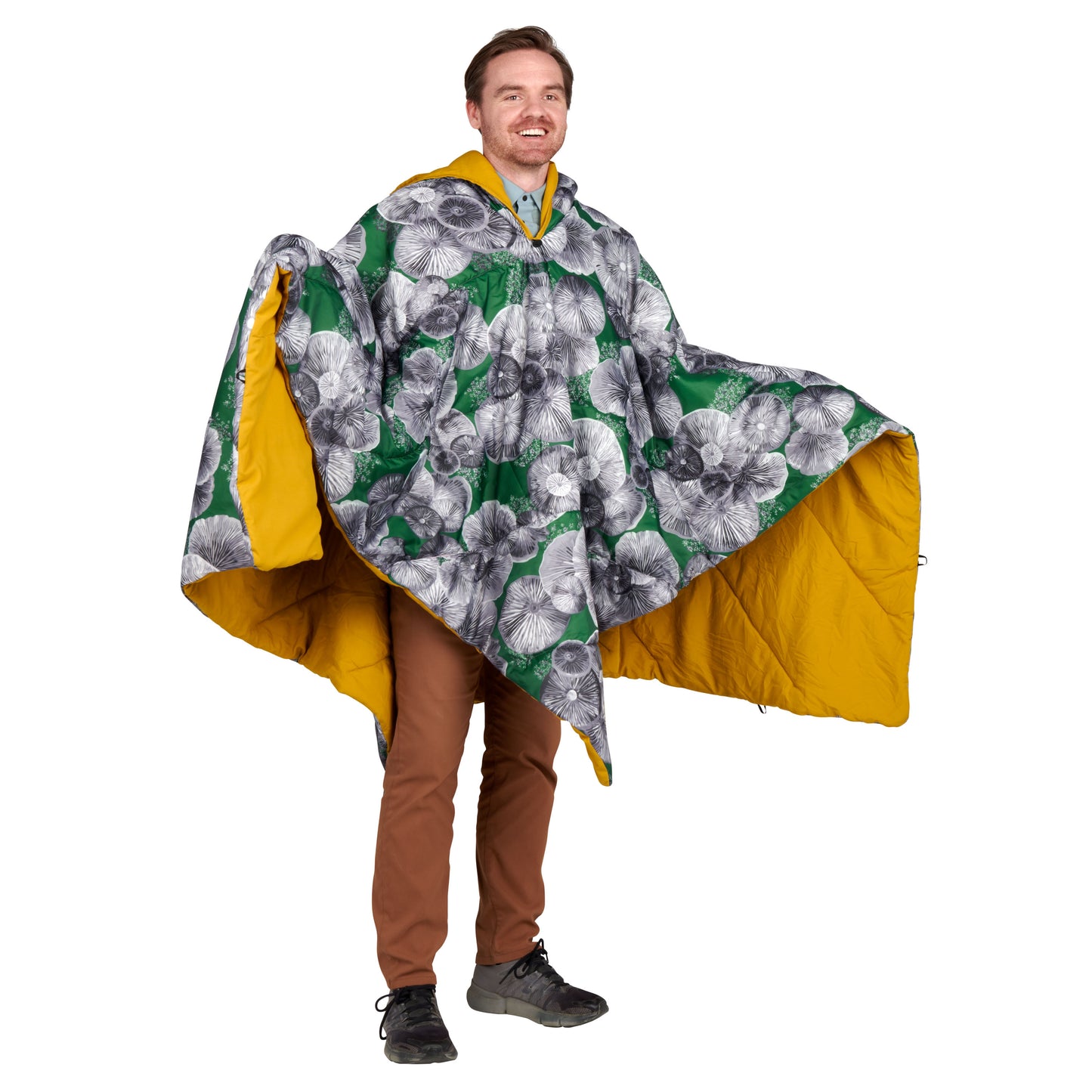 HOODLIGAN BLANKET OLIVE OIL/POSEY SHROOMS