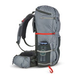 Sierra Designs Flex Trail 40L-60L Rucksack - Wild Dove/Peat