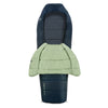 Kelty Eclipse 15°F (-9°C) Synthetic Sleeping Bag - Long - Midnight Navy / Laurel Green / Turbulence