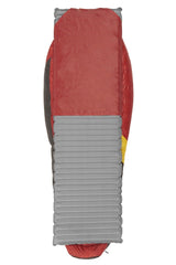 Sierra Designs Cloud 20°F (-7°C) 800-Fill DriDown Sleeping Bag - Long - Red/Yellow/Peat