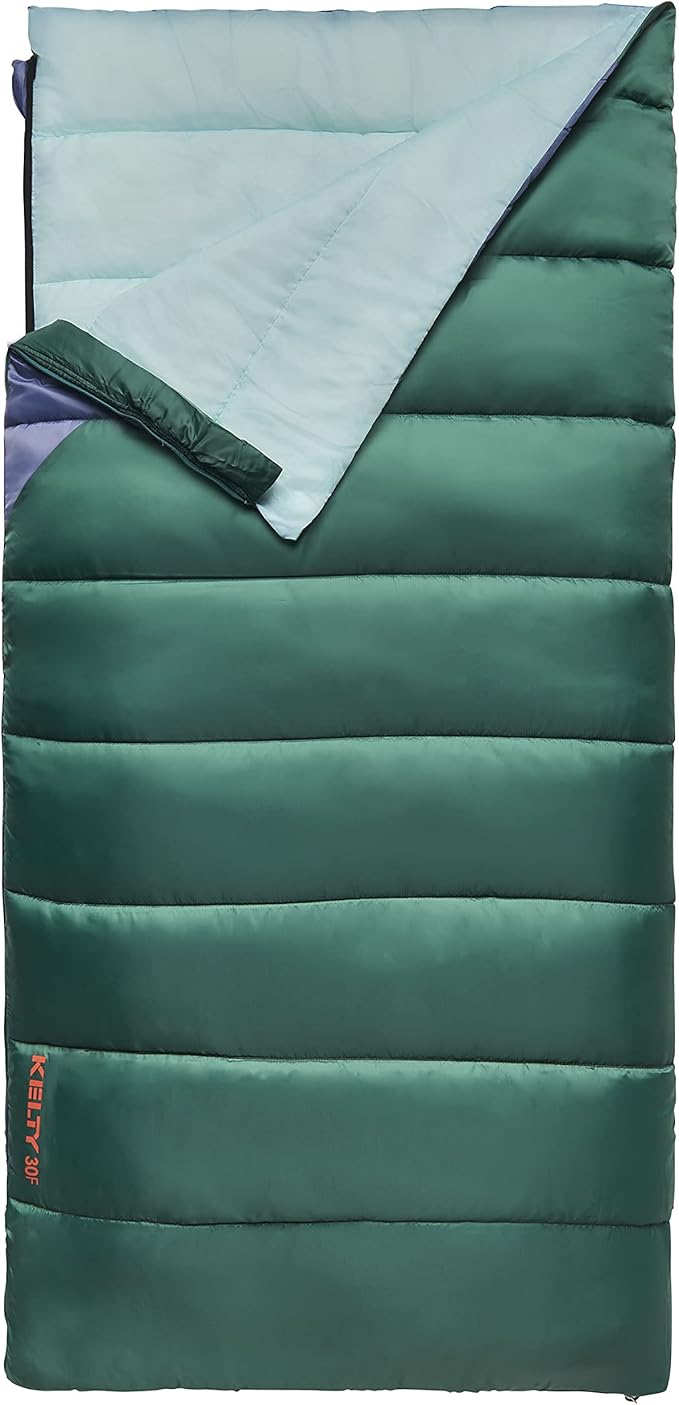 Kelty Catena 30 Deg RH Sleeping Bag in Posey Green/Grisaille