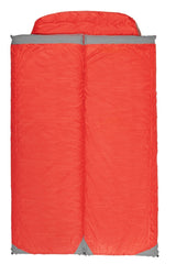 Sierra Designs Backcountry Bed Duo 20°F (-7°C) 650-Fill DriDown 2-Person Sleeping Bag - One Size - Red/Grey