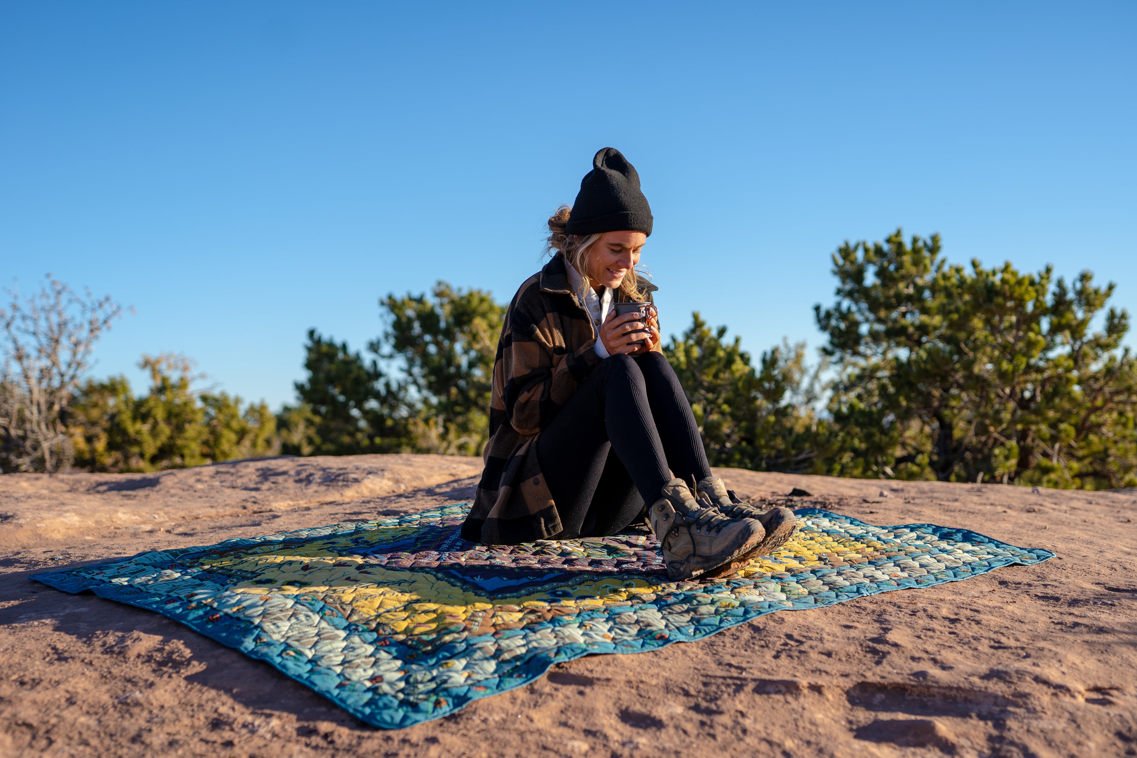 Jeanie'S Blanket Stormy Blue / Jeanie