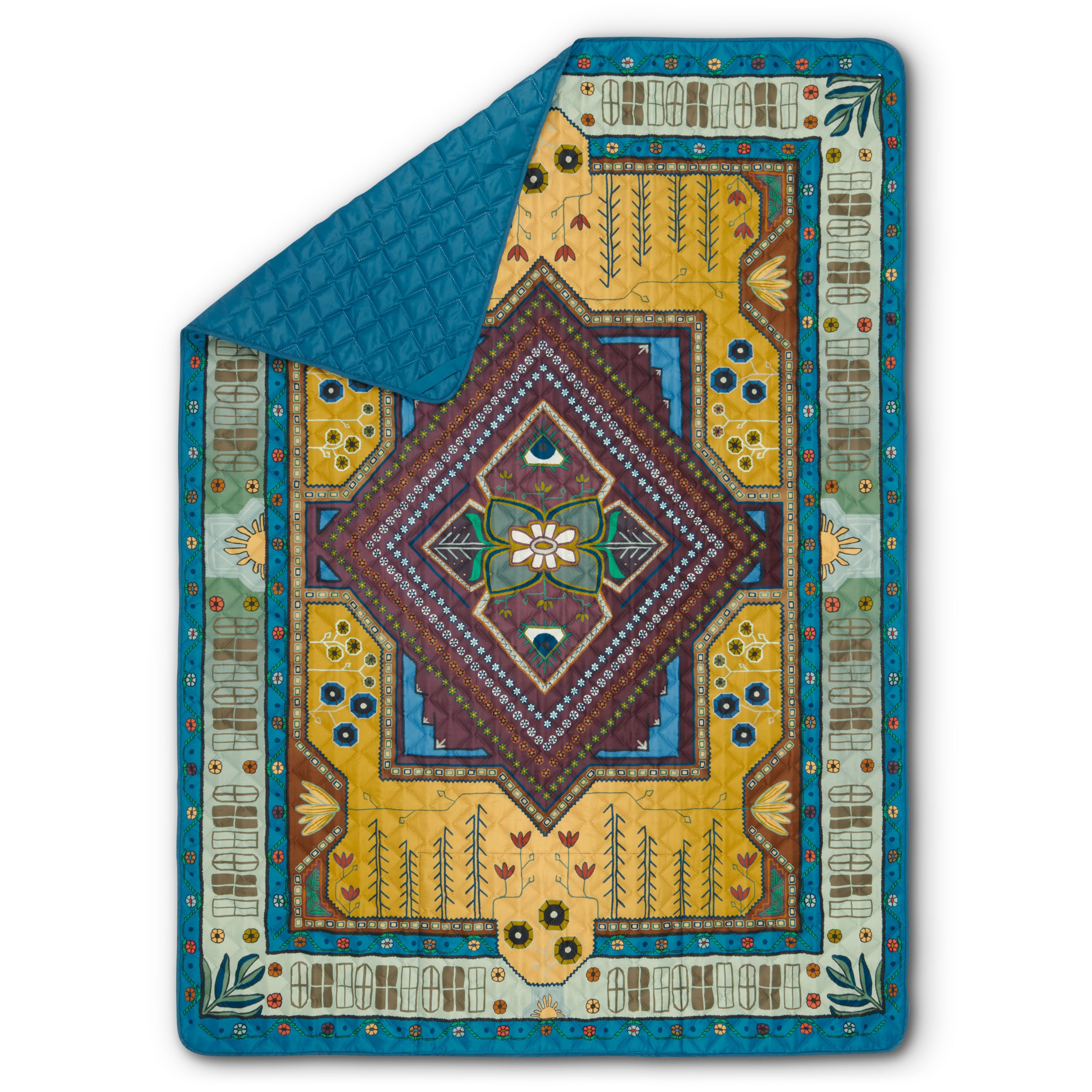 Jeanie'S Blanket Stormy Blue / Jeanie