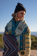 Jeanie'S Blanket Stormy Blue / Jeanie