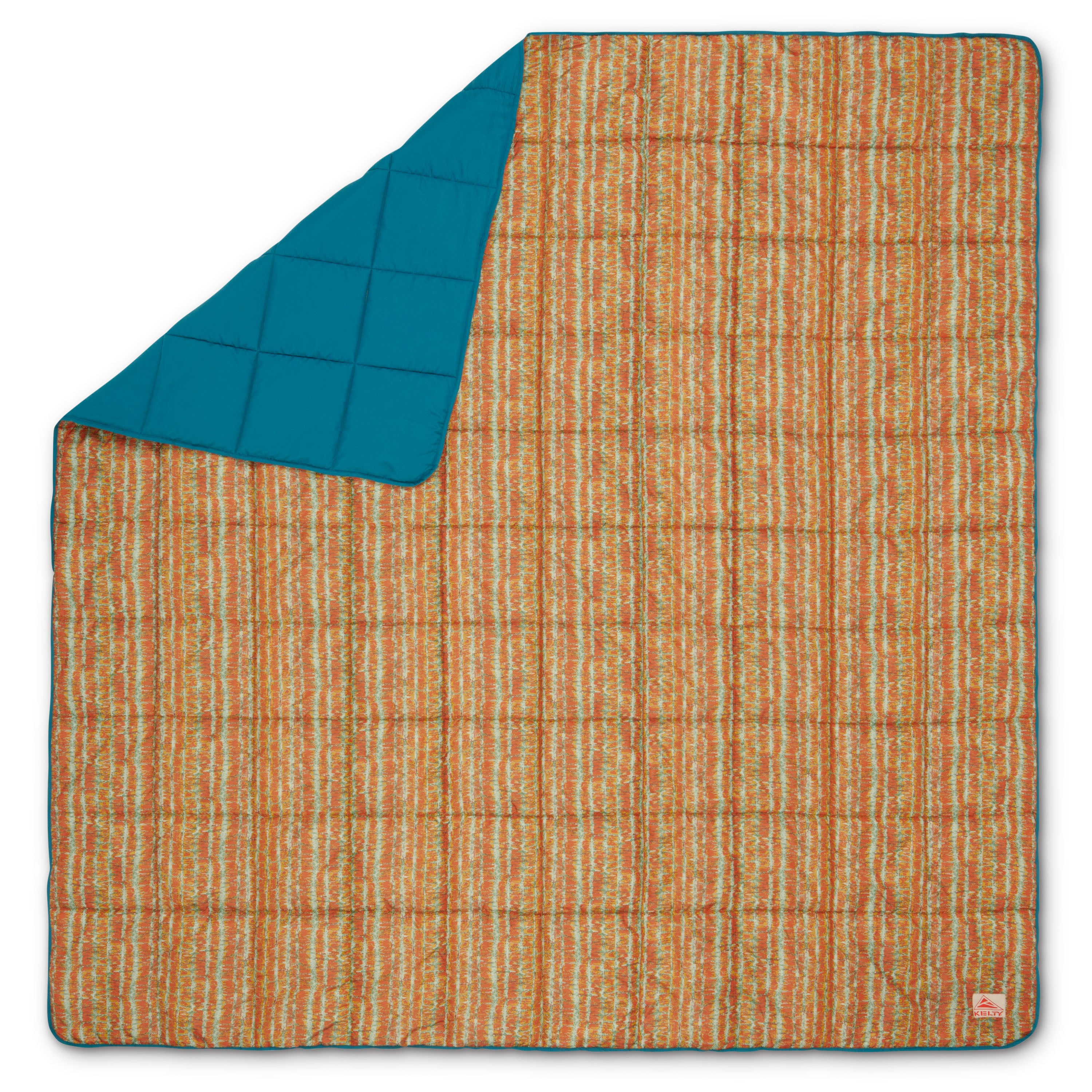 Biggie Blanket Stormy Blue / Melted Stripes
