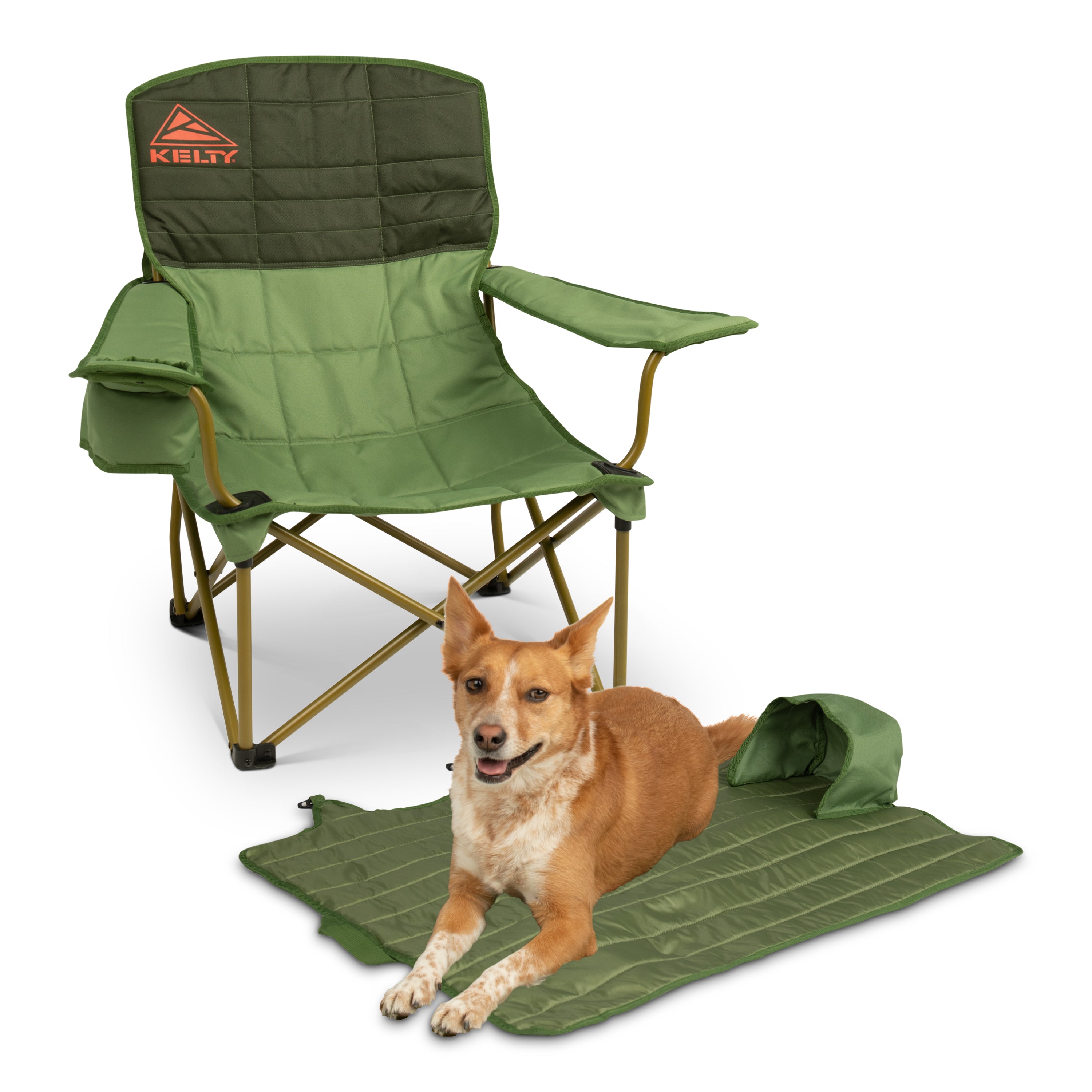 Kelty Lowdown Single Camp Chair in Dill/Duffle